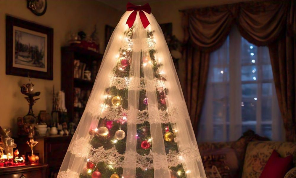 La corona nupcial para rituales de Navidad