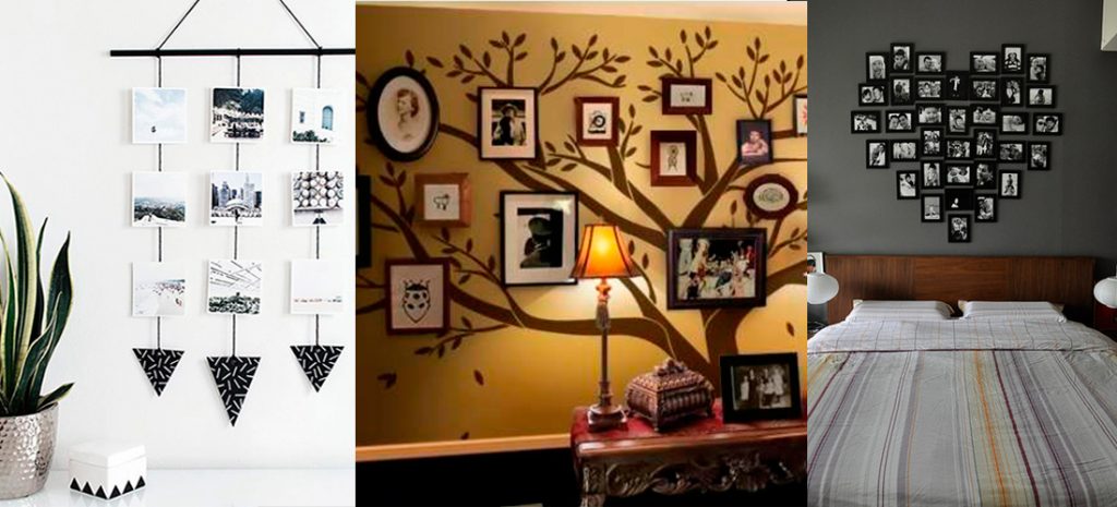 12 ideas geniales para decorar con fotos tu casa