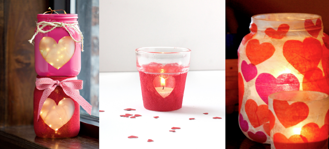 DIY: Románticas velas para San Valentín