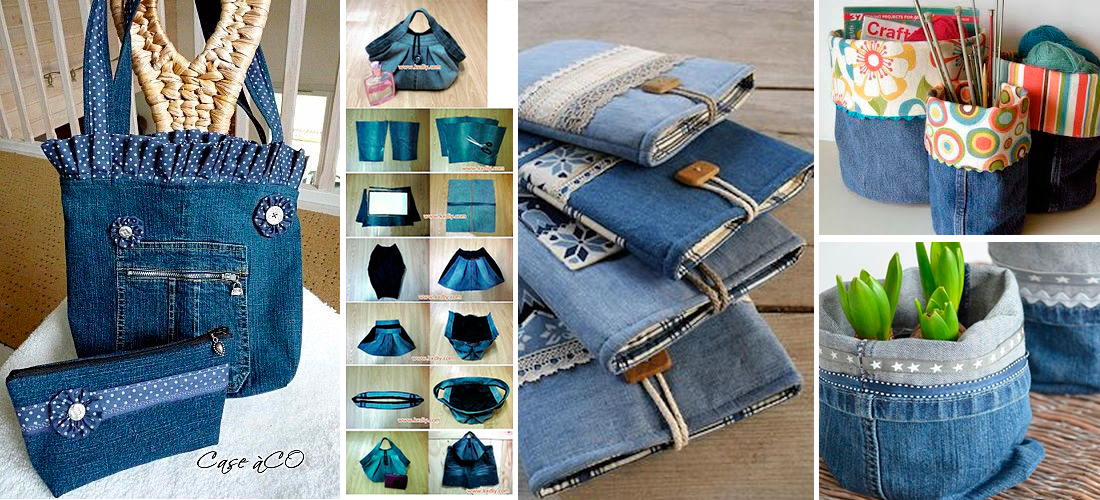 15 ideas increíbles para reciclar tus jeans viejos
