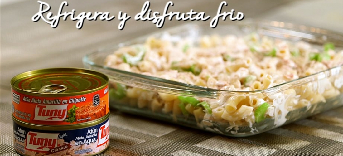 Receta de una deliciosa pasta con atún