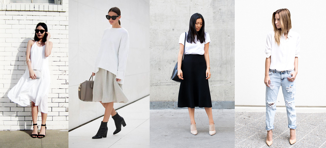 10 outfits minimalistas que demuestran que menos es más