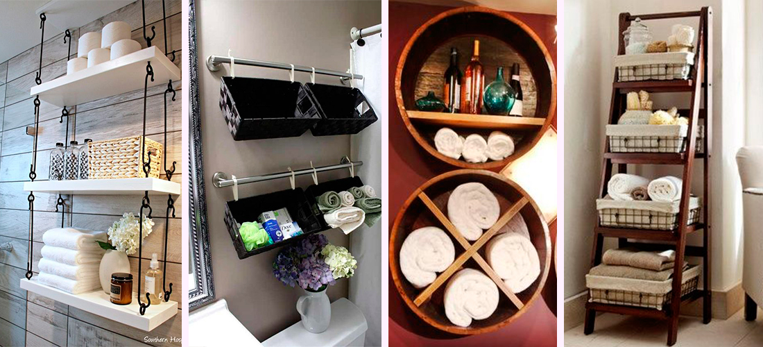 10 hermosas repisas DIY que deberías tener en tu baño