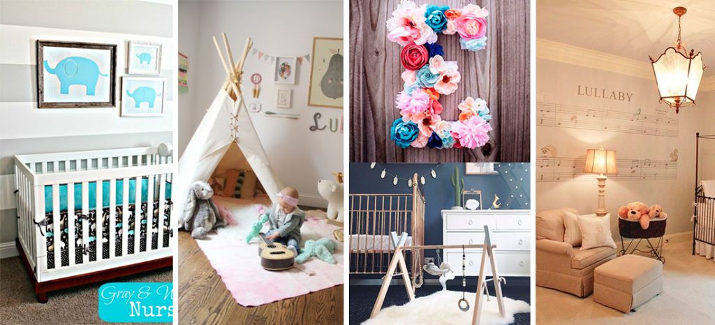 20 ideas geniales para decorar el cuarto de tu bebé