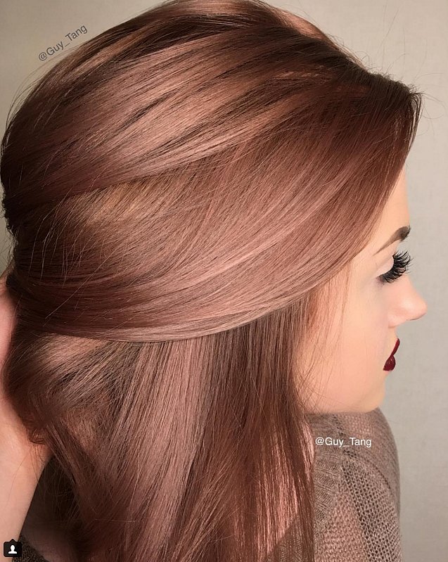 Oro rosado, la mejor apuesta para teñir tu cabello 9