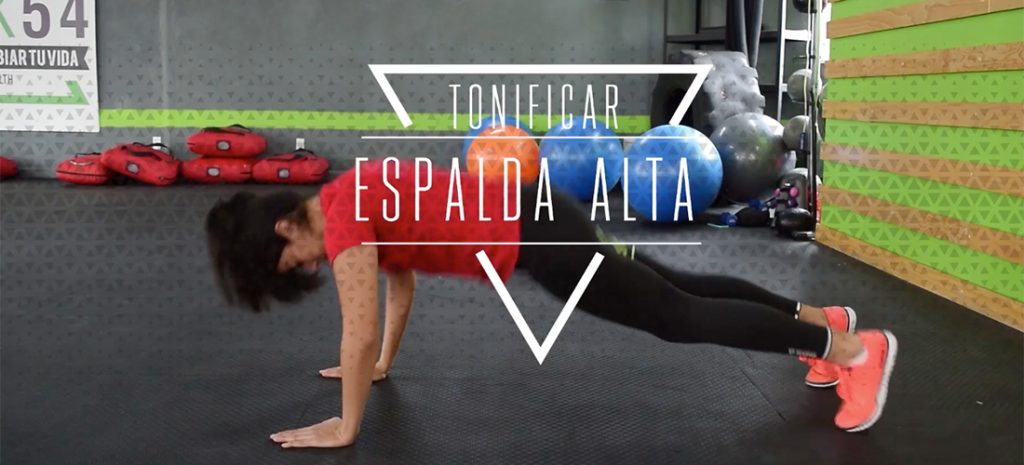 Rutina para lucir espalda alta