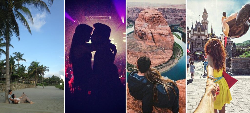 Fotos románticas y originales que te debes tomar con tu pareja cuando viajan juntos