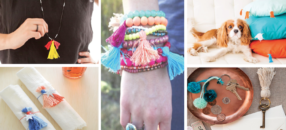 DIY: Proyectos con borlas y pompones