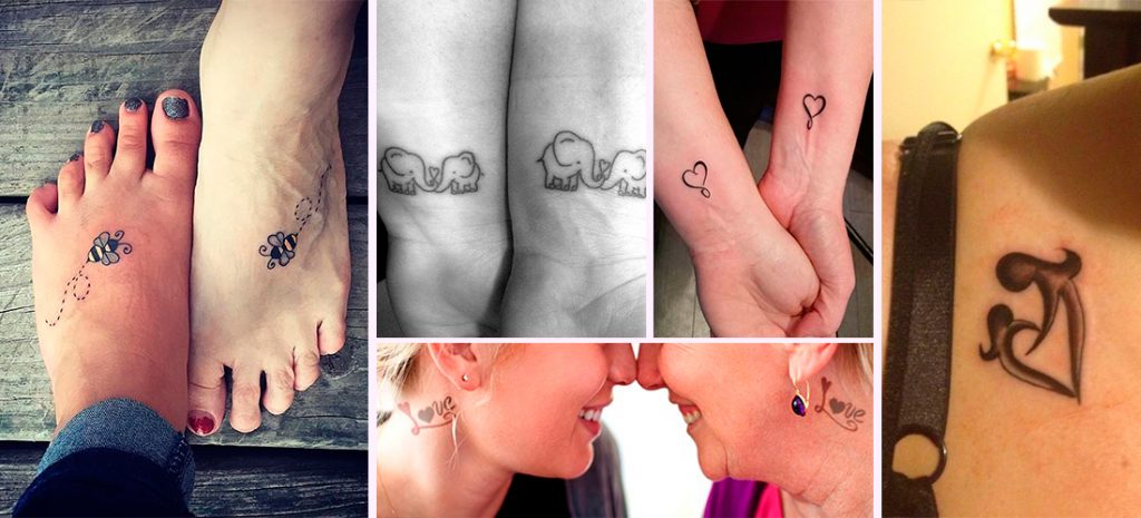 15 hermosos tatuajes para mamá e hija que te llegarán al corazón