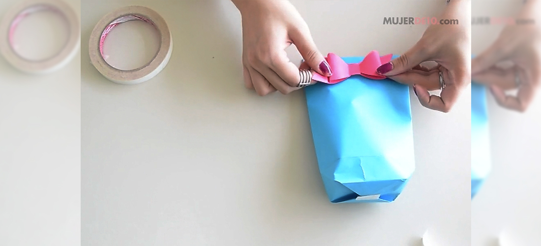 Bolsas de regalo DIY con papel