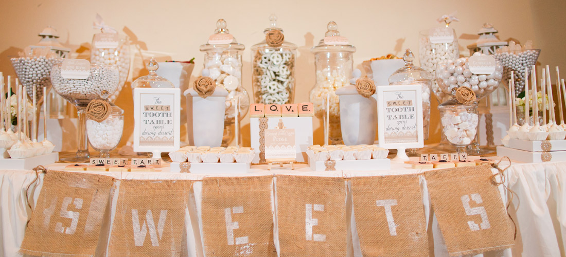 Consejos para la mesa de dulces en la boda