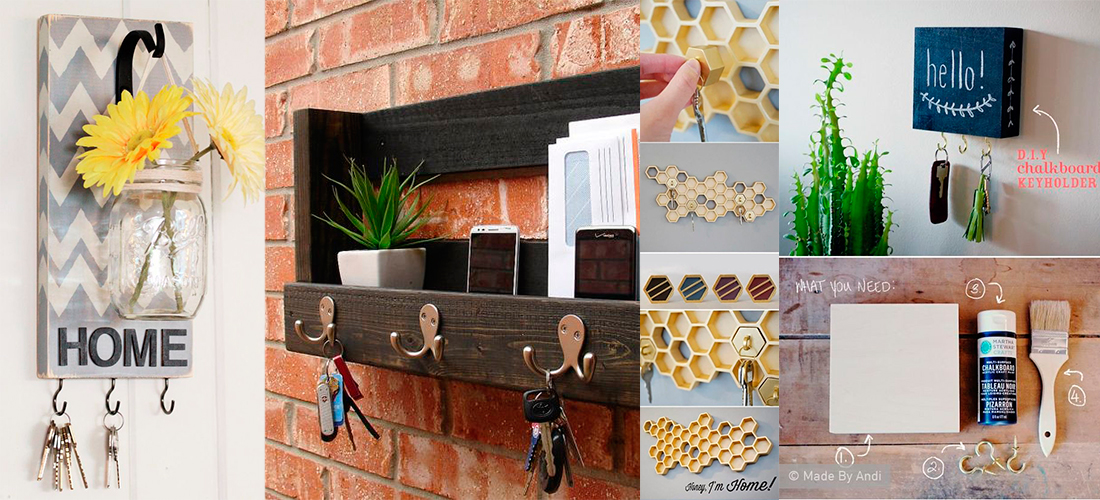 DIY: 10 ideas geniales para colgar tus llaves