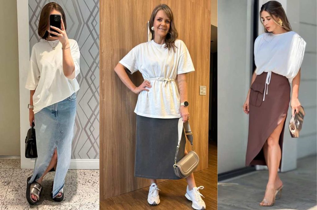 Falda con abertura: 10 formas de llevar la pieza must 5