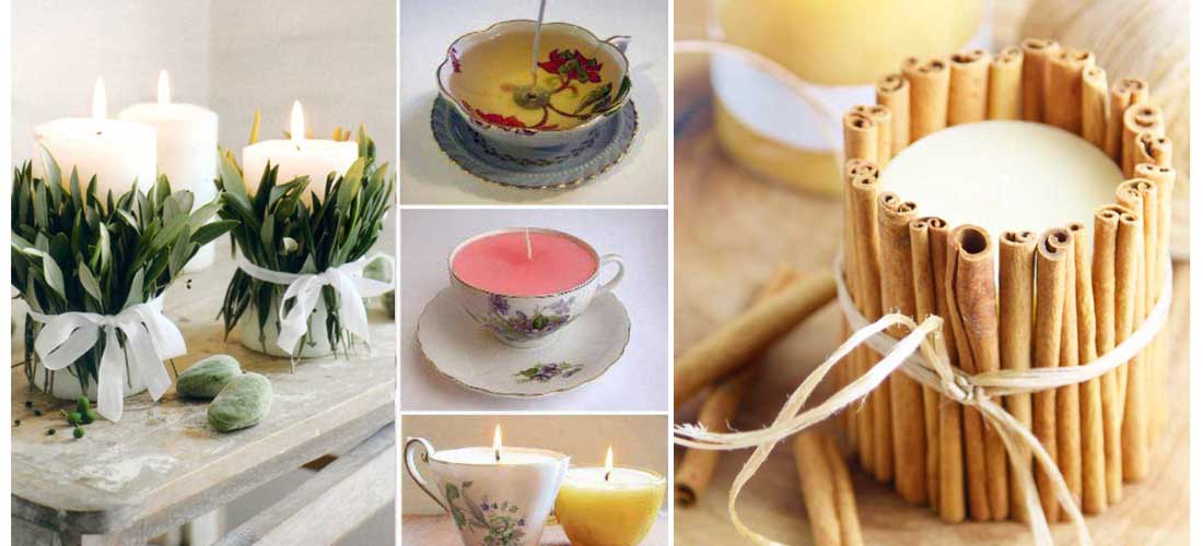 ¡Decora con velas!
