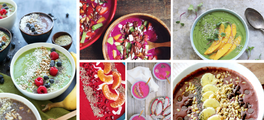 recetas de smoothie bowls