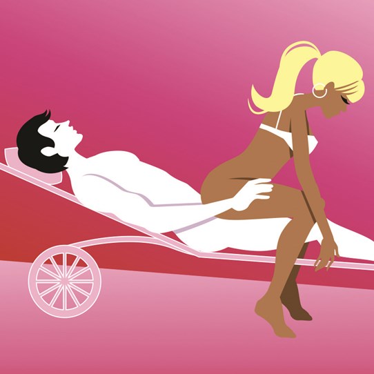 posiciones sexuales de espalda