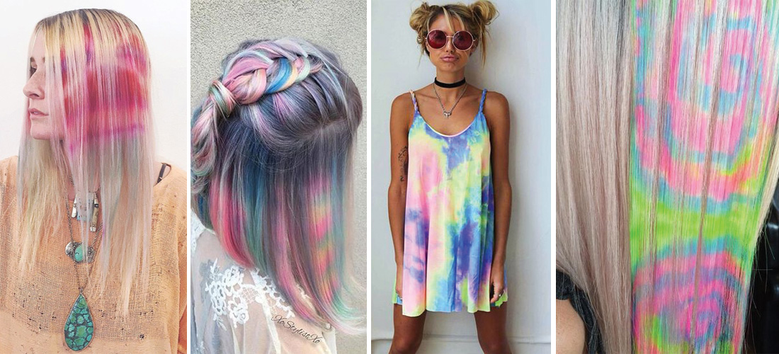 Tintes de pelo tipo Tie-dye que debes intentar esta temporada