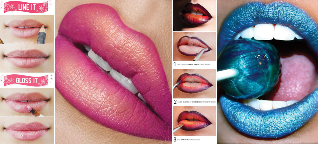 7 estilos diferentes y exóticos para pintar tus labios que querrás intentar YA