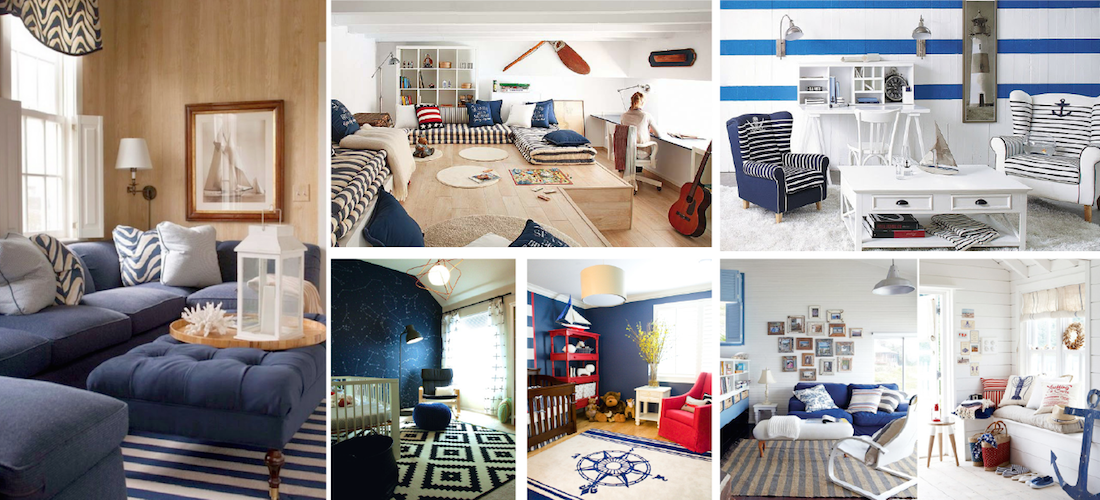 Decoración estilo navy: el océano en tu hogar