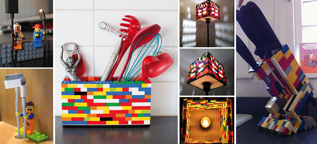 10 increíbles ideas para organizar tu casa con piezas de Lego