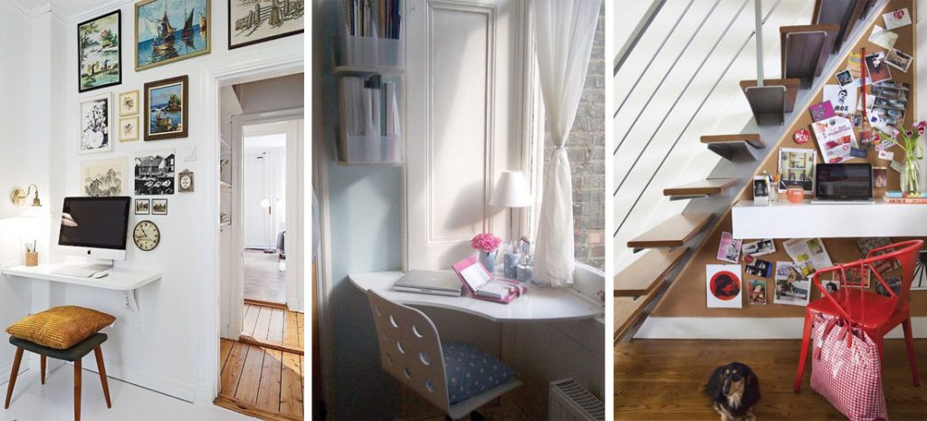 Ideas brillantes para crear una mini oficina en casa | Mujer de 10