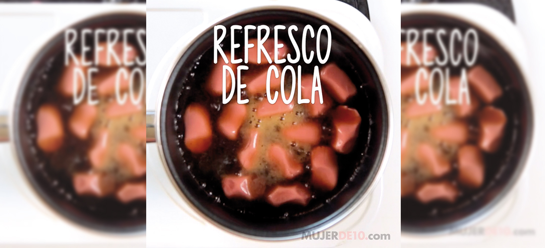 Receta para botanear con salchichas y refresco