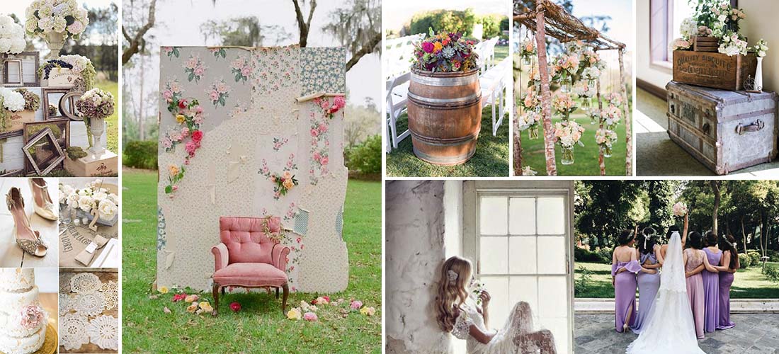 Ideas para una boda shabby chic