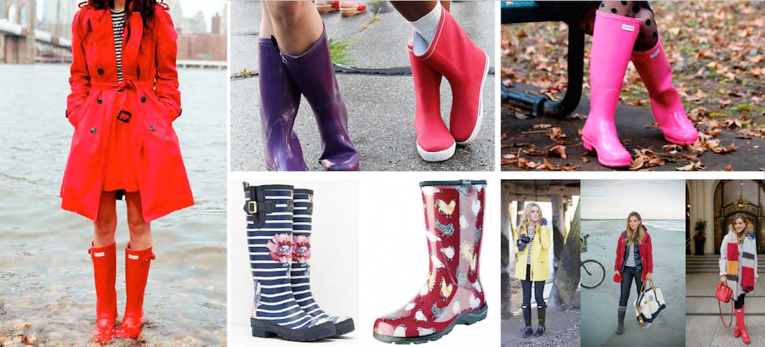 Formas chic de llevar tus botas de lluvia