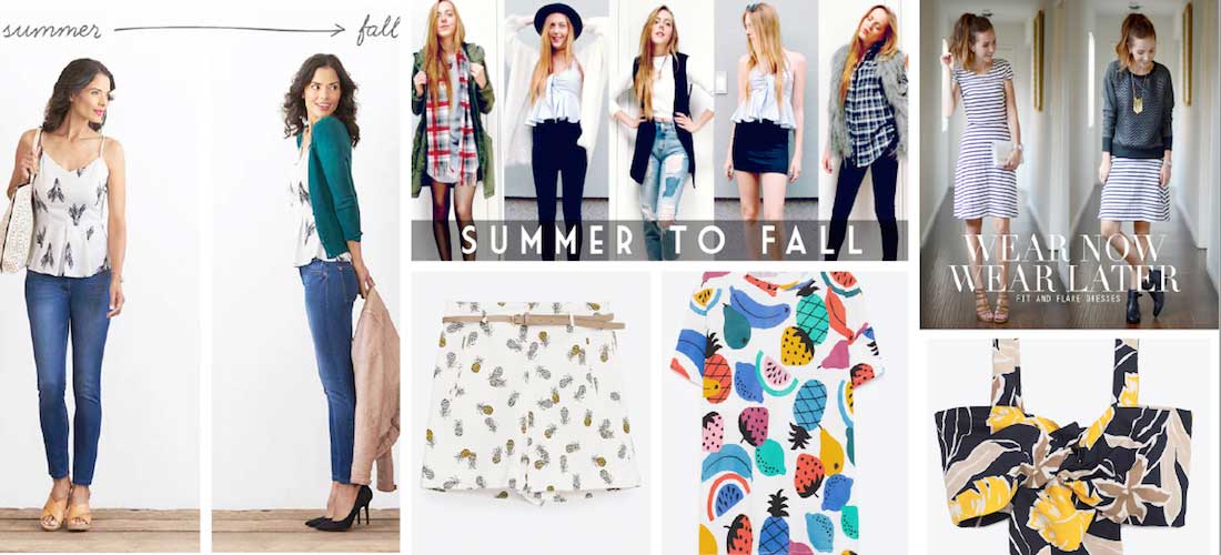 Transforma tu ropa de verano en outfits de otoño