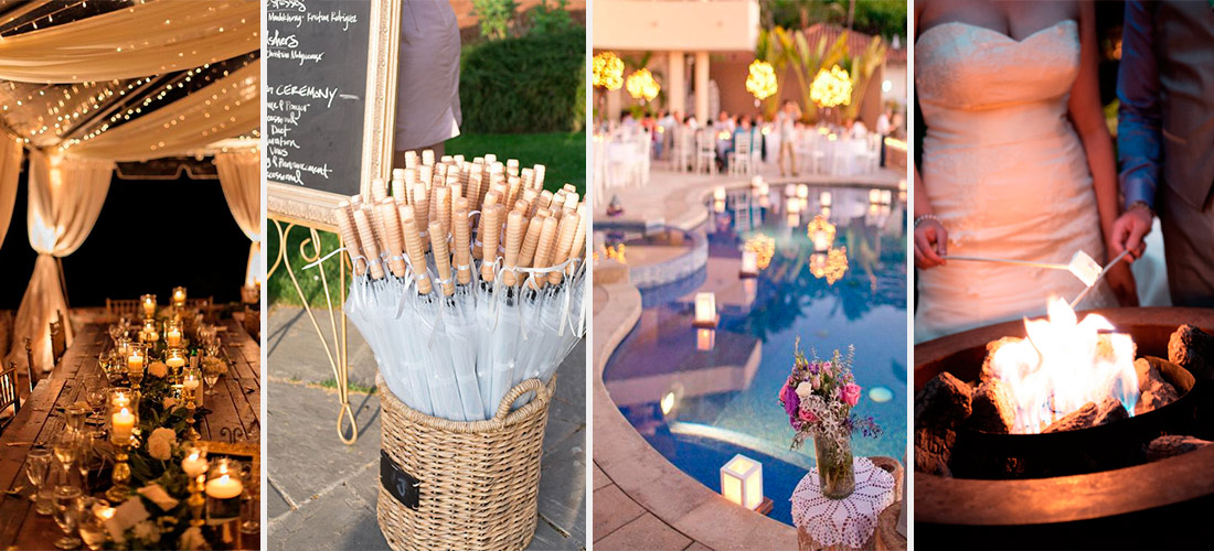 12 increíbles ideas para bodas en exterior