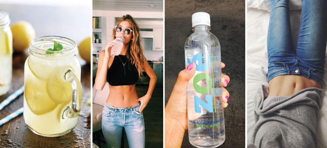 Maravillosa agua detox de Zoe Water para volver a entrar en tus jeans