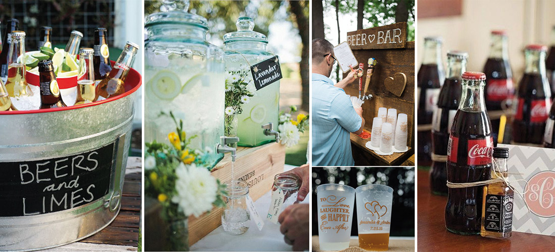 Ingeniosas ideas para los drinks de tu boda