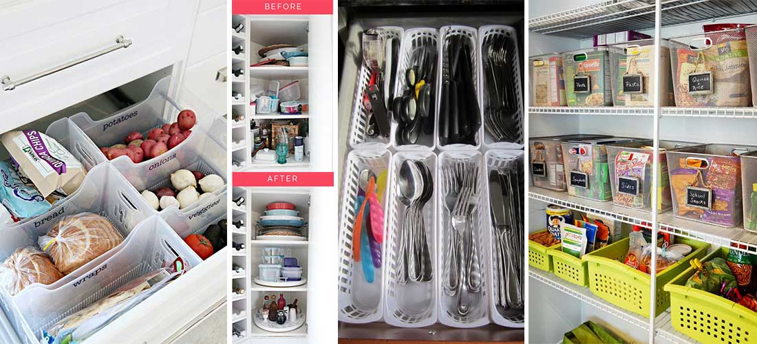 15 ideas ingeniosas para organizar todos los cajones de tu cocina