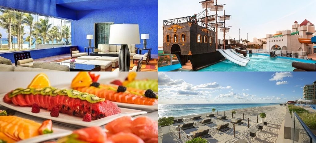 10 hoteles de playa todo incluido en Cancún