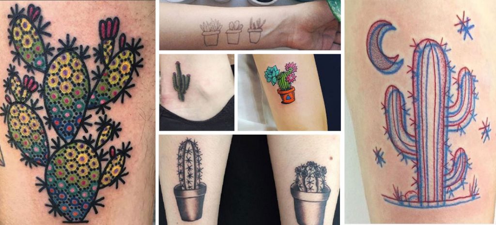 Tatuajes de hermosos cactus que querrás plasmados en tu piel