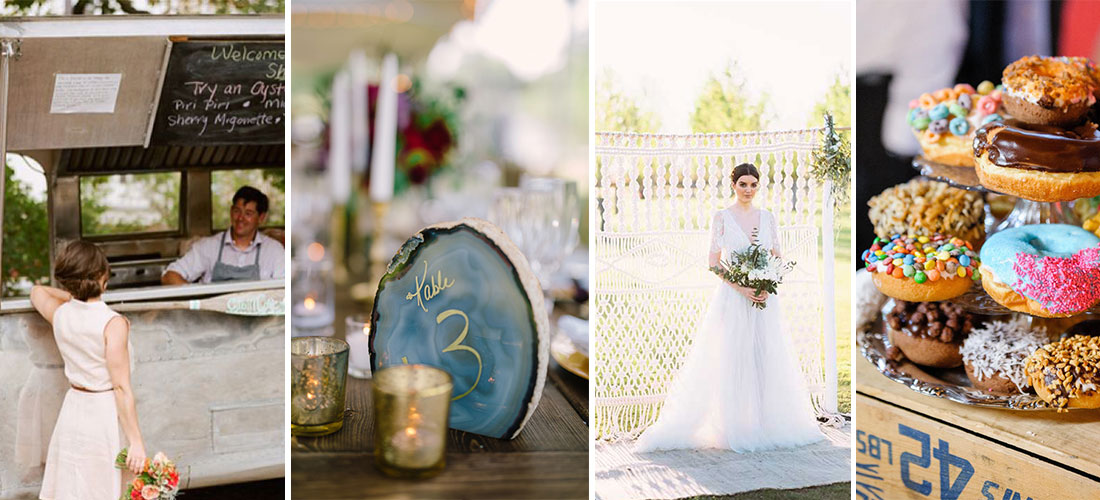 8 mini tendencias de boda que te volverán loca