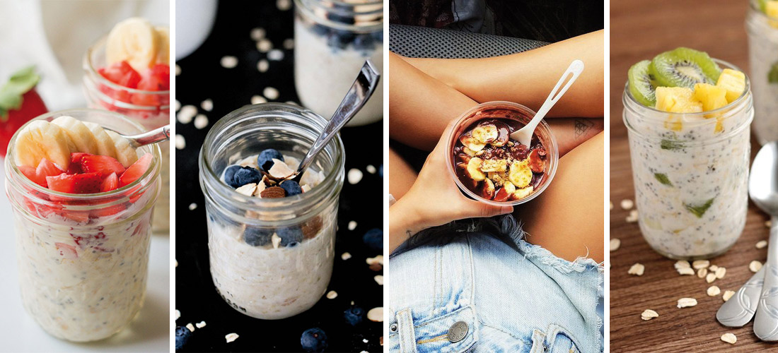 Recetas fáciles de avena en mason jar para bajar de peso