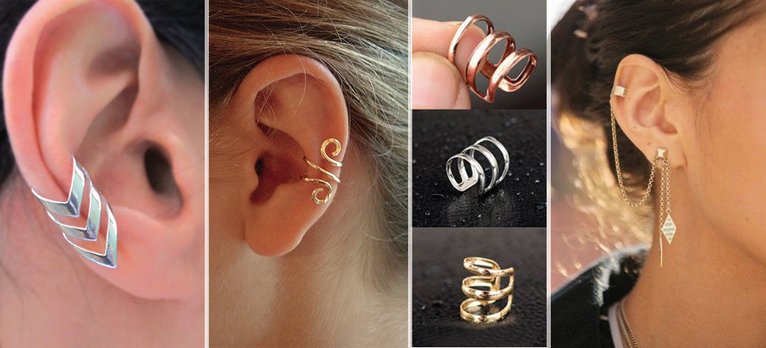 10 aretes increíbles y sexys para las que temen perforarse