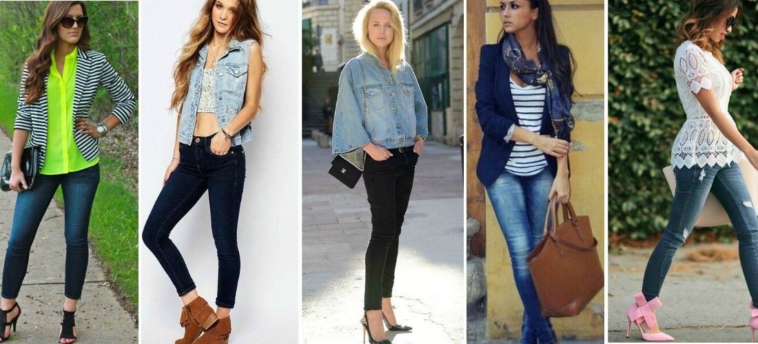 10 maneras de llevar tus jeans obscuros