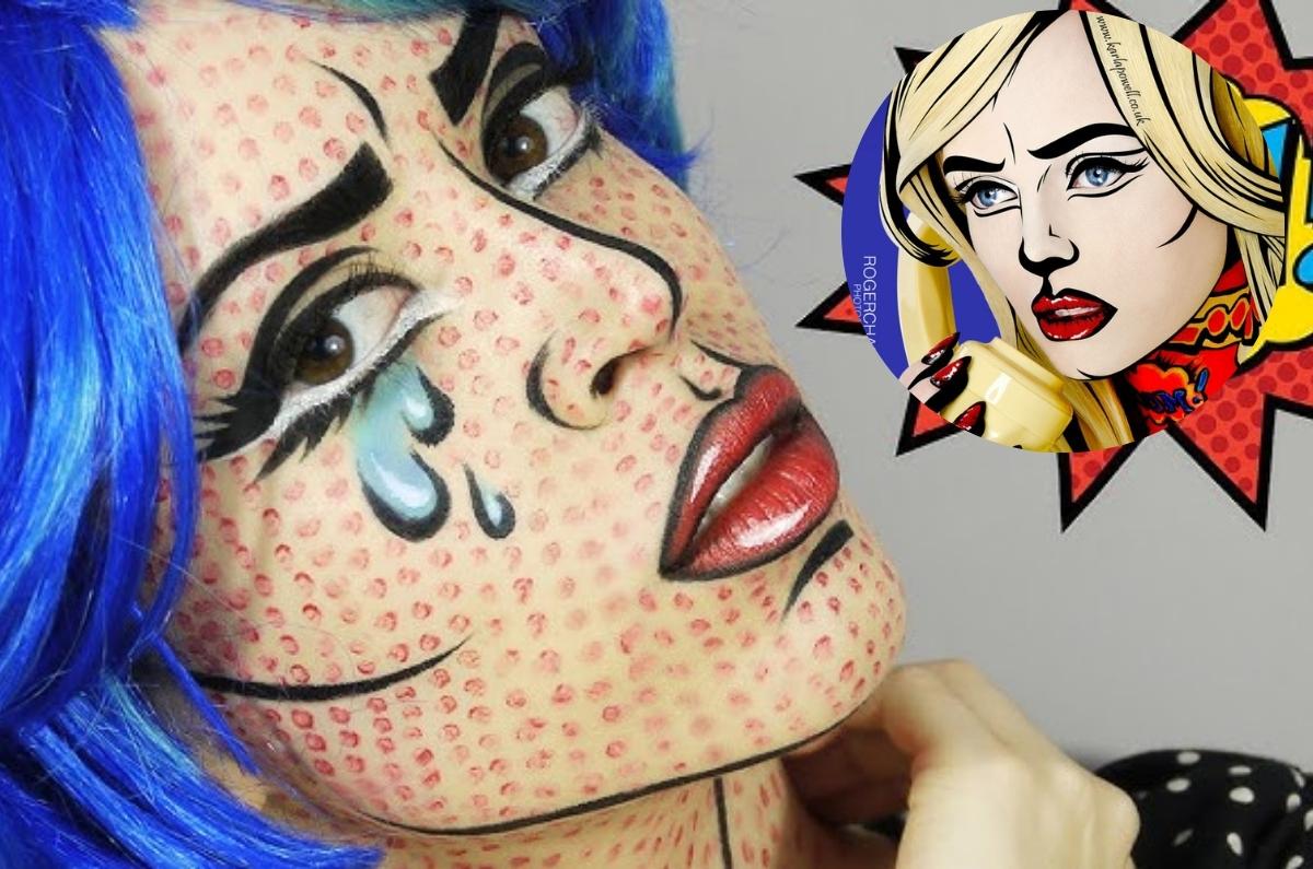 Ideas para hacerte un maquillaje estilo Pop Art en Halloween
