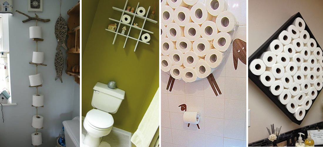 12 creativas ideas para almacenar tu papel de baño