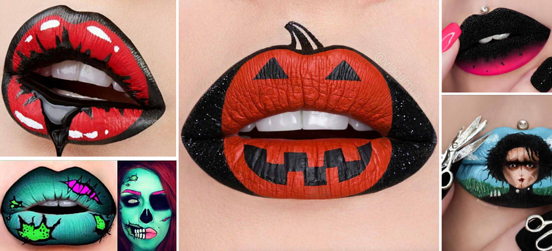 10 formas tétricas para pintar tus labios este Halloween