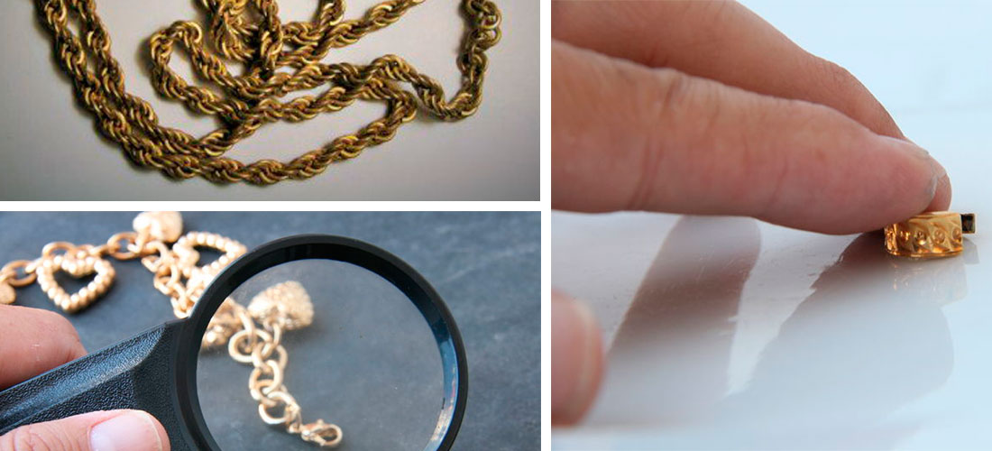 3 sencillas pruebas caseras para reconocer joyería de oro falsa