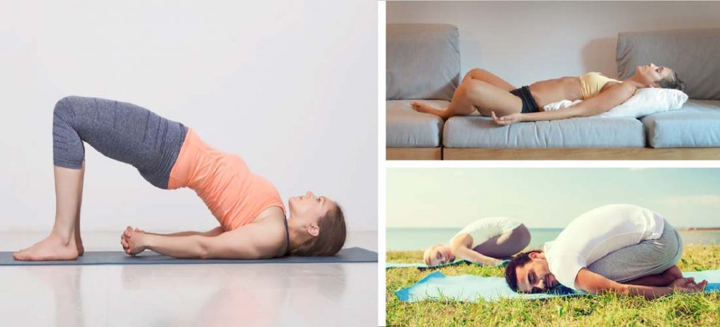 posturas de yoga restaurativa para relajarte al máximo