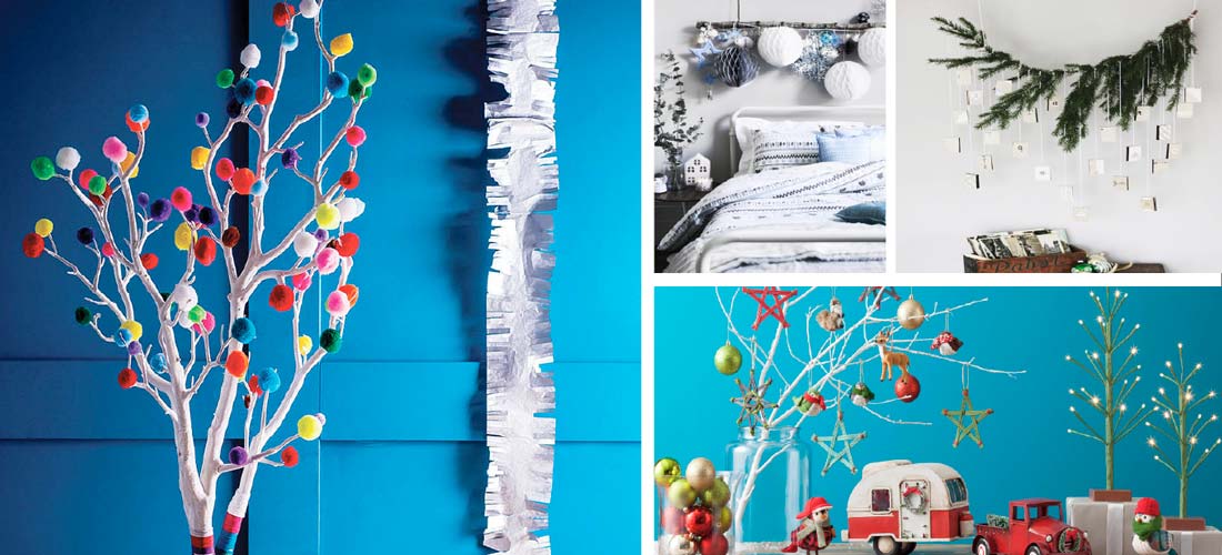 Detalle must: Ramas y colgantes para decorar en Navidad