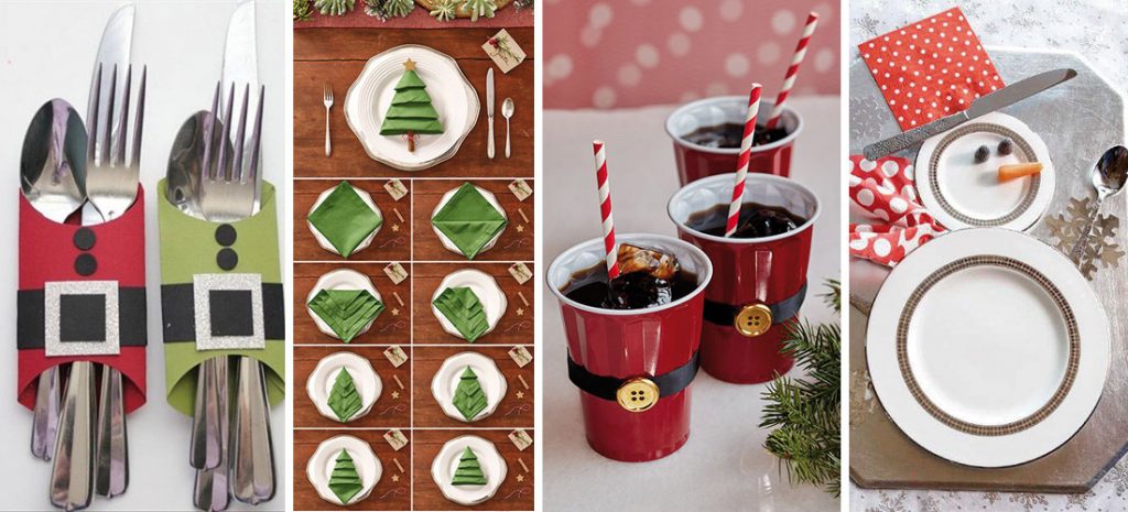 10 formas creativas de decorar tu mesa navideña sin gastar