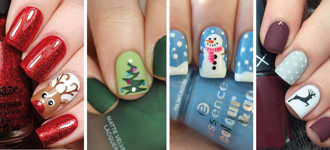 12 uñas navideñas que hasta los Grinchs amarán