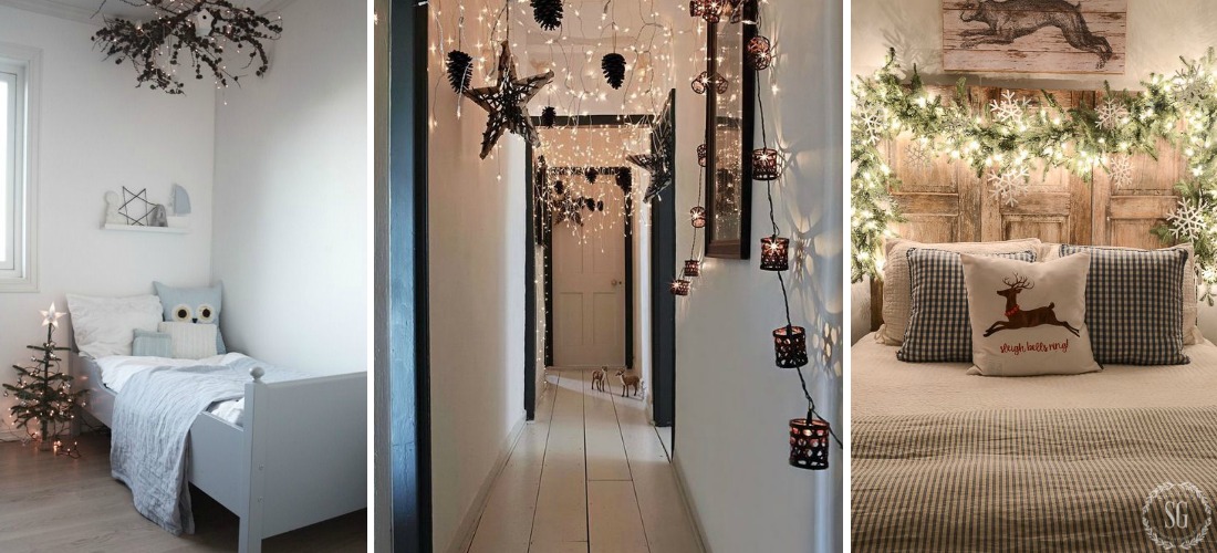 10 ideas hermosas para llenar tu habitación de estilo navideño