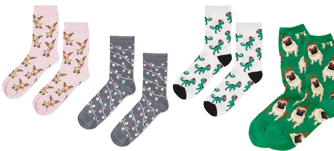 9 calcetines navideños para pedir en el intercambio