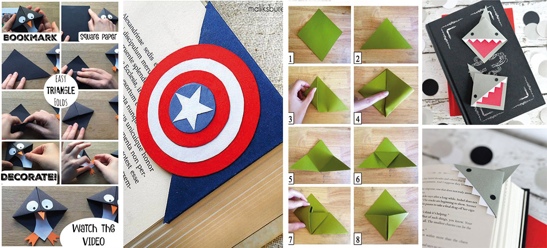 10 geniales ideas DIY de separadores de papel para tus libros